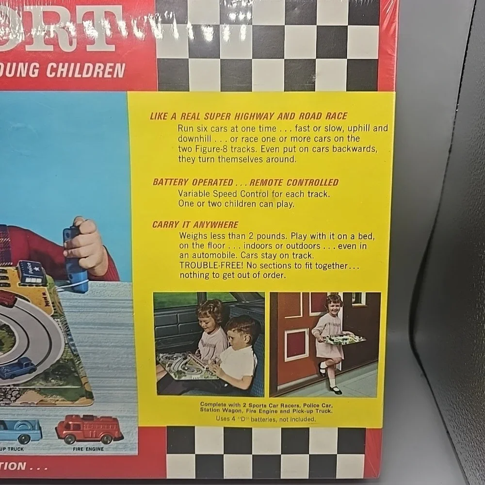 1967 Kenner Minisport Road Race & Highway Set Brand New Factory Sealed